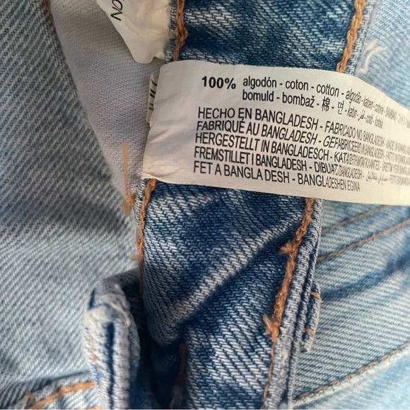 ZARA DENIM SHORTS MID RISE RELAXED - Picture 7 of 7